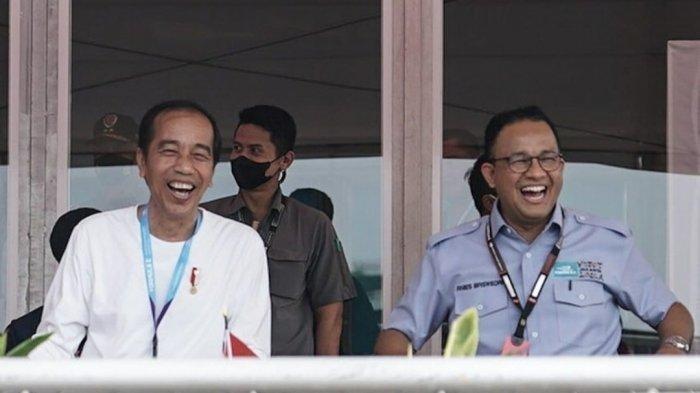 Unggah Foto Bersama saat Nonton Formula E, Anies Sampaikan Selamat Ulang Tahun Presiden Jokowi 
